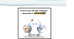 Desktop Screenshot of affordablesignsorlando.com